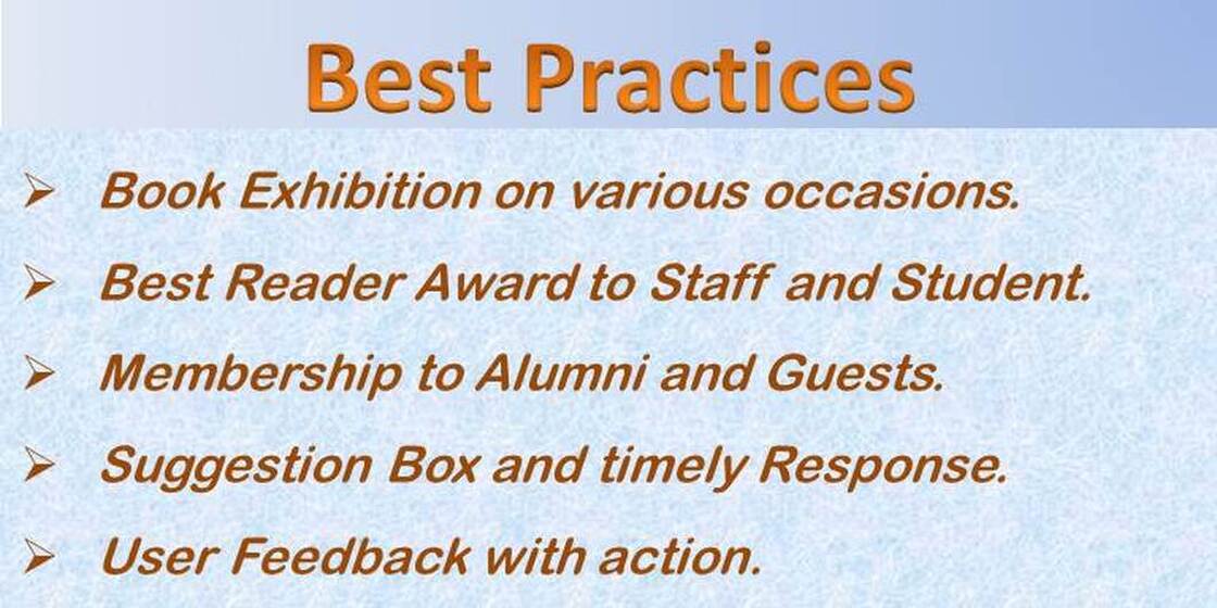 Best Practices Framework
